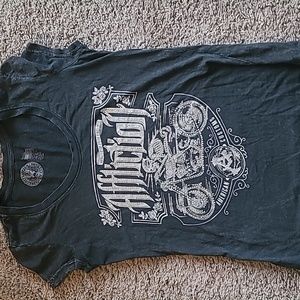 Affliction scoop neck tee